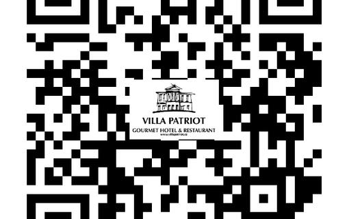 Gourmet Hotel Villa Patriot jídelní lístek