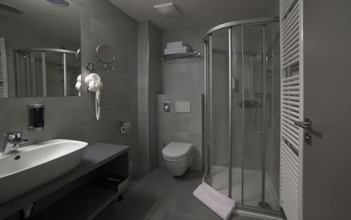 Ala hotel Bystřice nad Pernštejnem Koupelna se sprchovým koutem